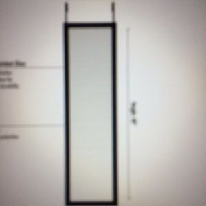 Americanflat Over the Door MirrorAmericanflat Over the Door Mirror